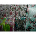 Polyester Printed Satin Fabric for Lady Dress